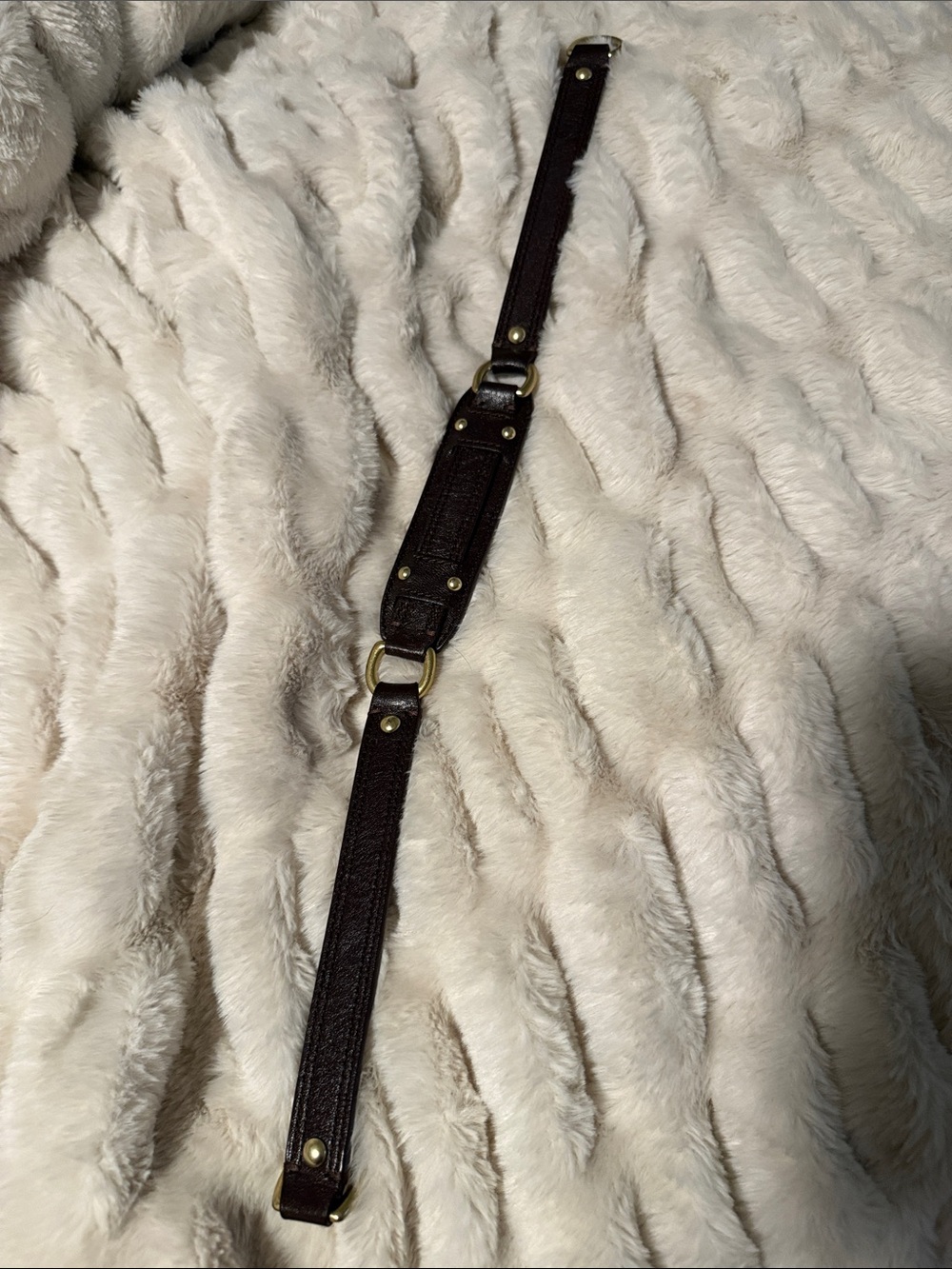 Coach Brown Leather Tote with Gold Hardware - Picture 8 of 8